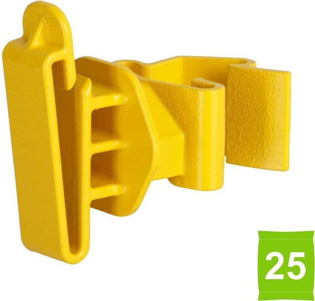 Corral T-Post tape insulator, Mod. 2016, 25 pcs