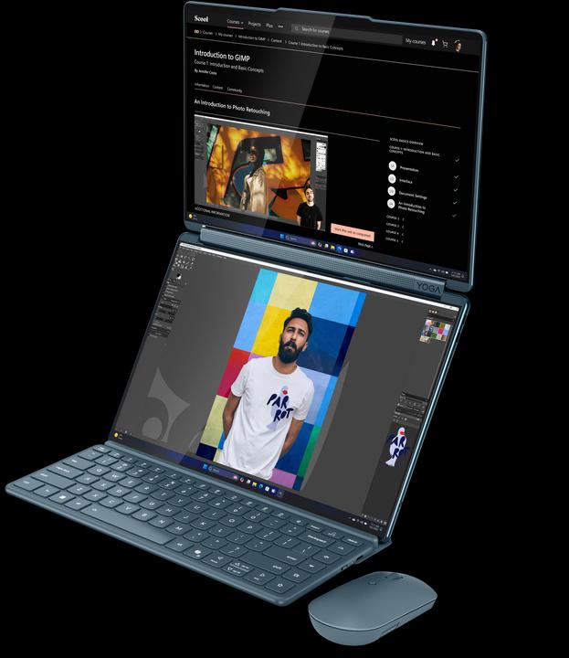 Produktbild Lenovo Yoga Book 9 14IAH10 (11.34", Intel Core Ultra 7 255H, 32 GB, 1000 GB)