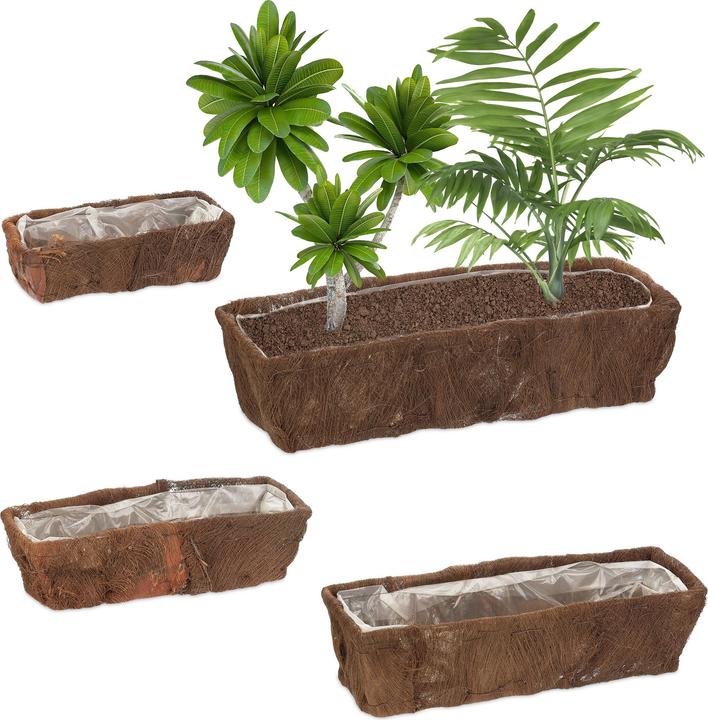 Actual product image Relaxdays 4x flower box (57.50 cm)