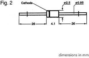 Produktbild Velleman ZENER-DIODE 22V-1.3W