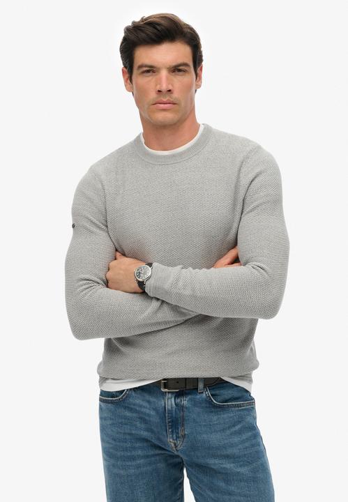 Produktbild Superdry Strickpullover Casual Bequem sitzend Cotton Texture Jumper (L)