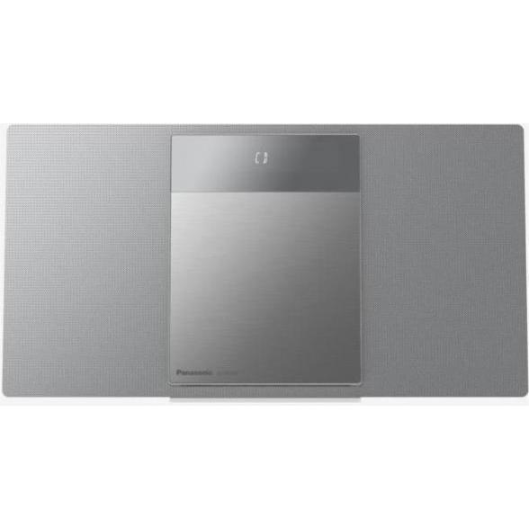 Panasonic Mini-Musiksystem SC-HC410EG-S (Bluetooth, CD Player, 2x 20 W), Stereoanlage, Silber