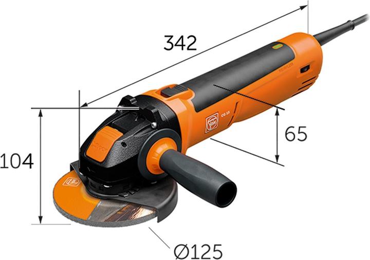 Actual product image Fein CG 15-150 BL 72227860000 Angle grinder 150mm 1500W 230V (150 mm)