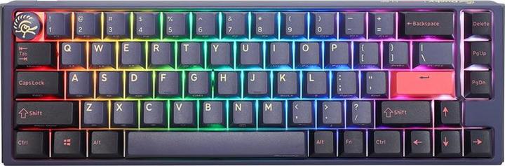 Actual product image Ducky One 3 Cosmic Blue SF Gaming Keyboard, RGB LED - MX-Blue (DE, Cable)