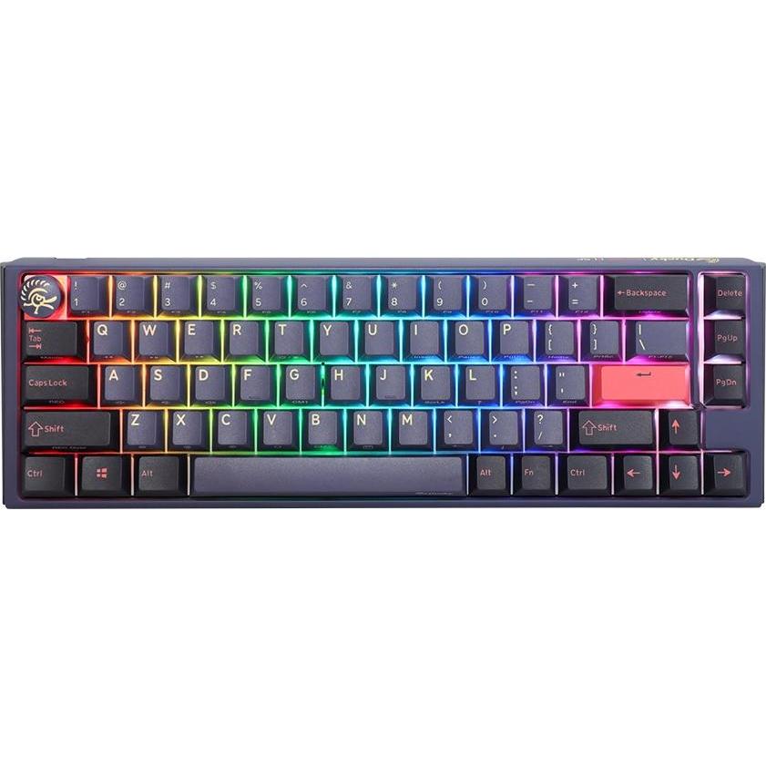 Ducky One 3 Cosmic Blue SF, toetsenbord (US, Kabelgebunden), Tastatur, Blau