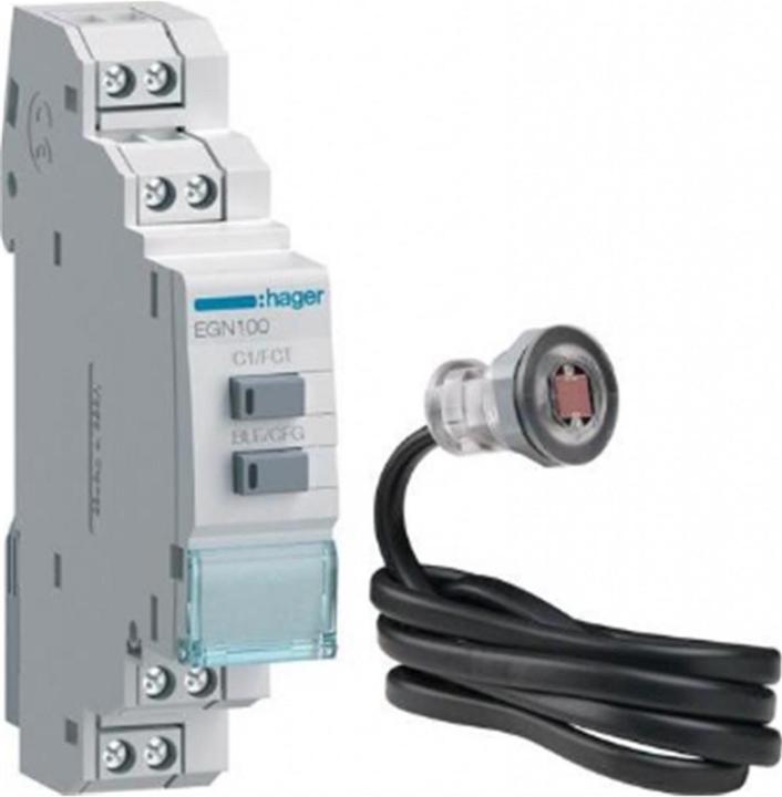 Hager Timer 1-channel with built-in sensor Digital