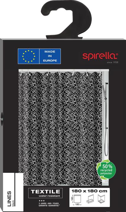 Produktbild spirella Lines (180 x 180 cm)