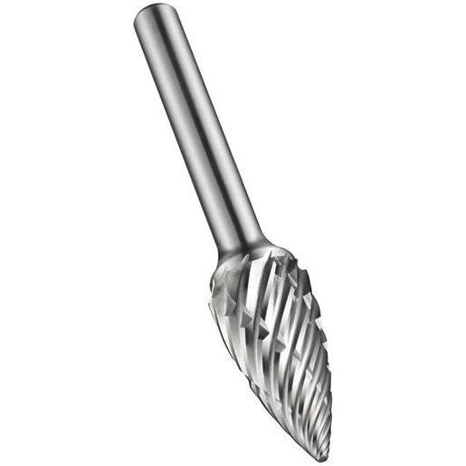 Dormer, Fräser, Frässtift Ø 12.7 Kopflänge 25 mm Schaft-Ø 6 mm HM Blank