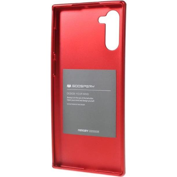 Thumbnail - Goospery iJelly Metal Series (Samsung Galaxy Note 10), Smartphone Hülle, Rot