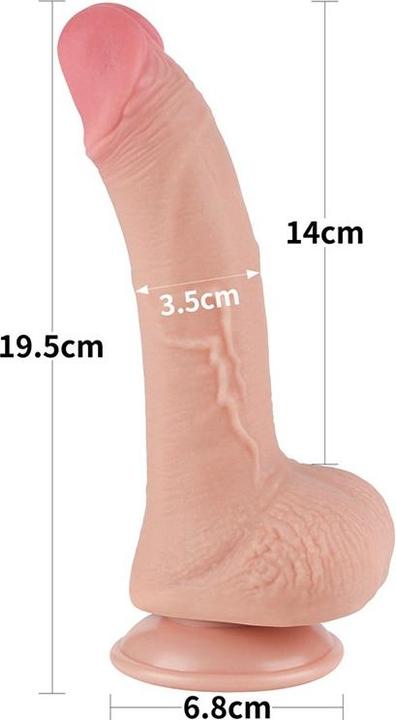 Produktbild Lovetoy Skin Dildo 19.5 cm