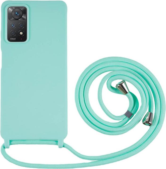 Actual product image Cover-Discount Xiaomi Redmi Note 11 Pro / 12 Pro - Case with lanyard turquoise (Xiaomi Redmi Note 12 Pro, Xiaomi Redmi Note 11 Pro)