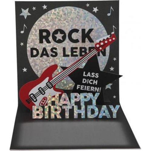 Depesche, Biglietto di auguri + Carta da lettere, Biglietto di auguri Pop Up Motivo 017 (1 pz.)