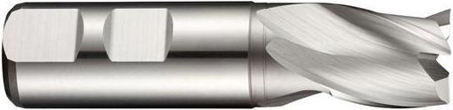 Actual product image Dormer Slot milling cutter DIN 327 D Nominal Ø 30 mm Insert length 45.5 mm HSS-E-PM Blank Number of