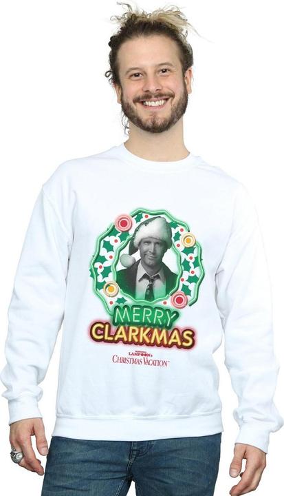 Produktbild National Lampoon´s Vacation National Lampoon's Christmas Vacation Greyscale Clarkmas Sweatshirt weihnachtliches Design (L)