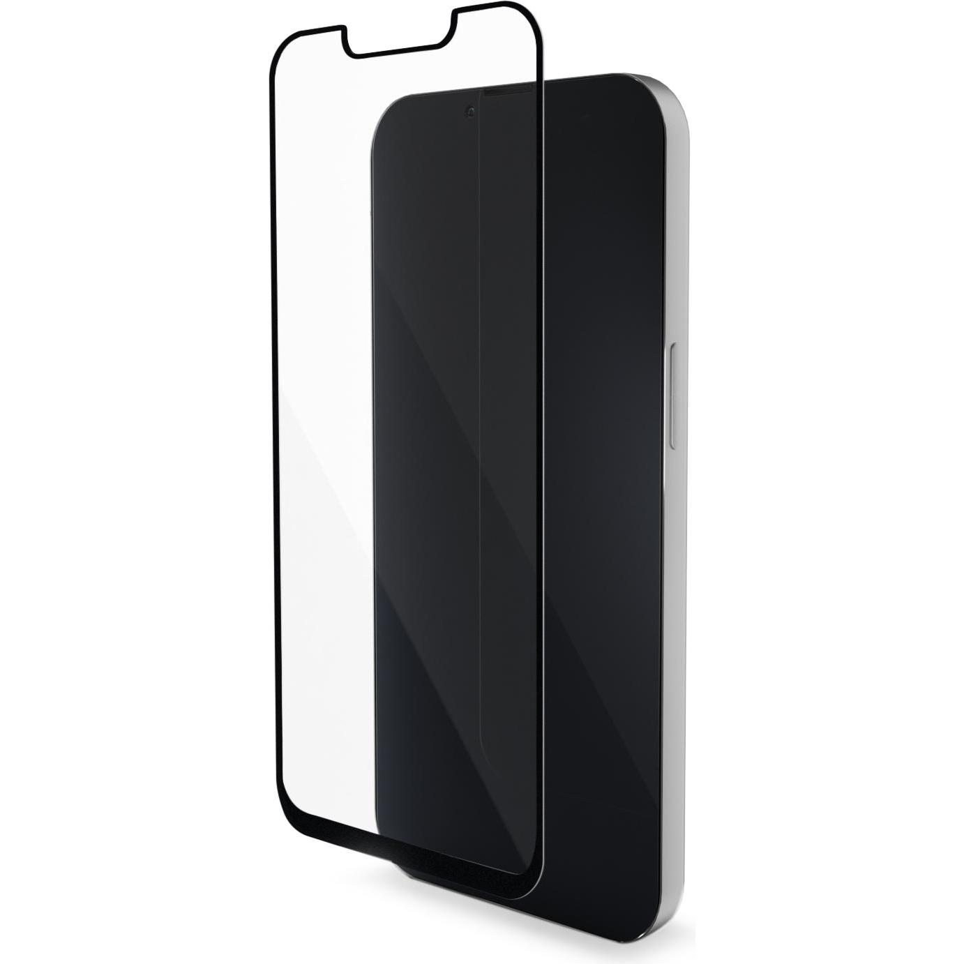 Mobilize Schwarzer Rahmen Glas (1 Stück, Samsung Galaxy A15), Smartphone Schutzfolie, Schwarz