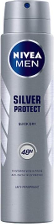 Produktbild NIVEA Men Silver Protect Antiperspirant (Spray, 250 ml)