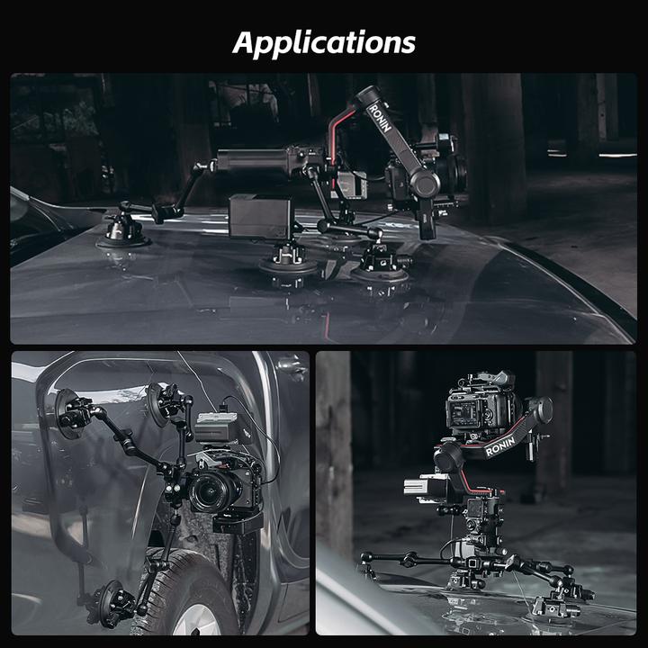 Image du produit SmallRig Support Port. Support de caméra à aspiration double SC-2K (Accessoires vidéo divers)