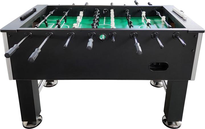 Produktbild Cougar Defender Voetbaltafel met Bekerhouder Zwart - 136x76x88cm - 55kg met ballen en scoretellers