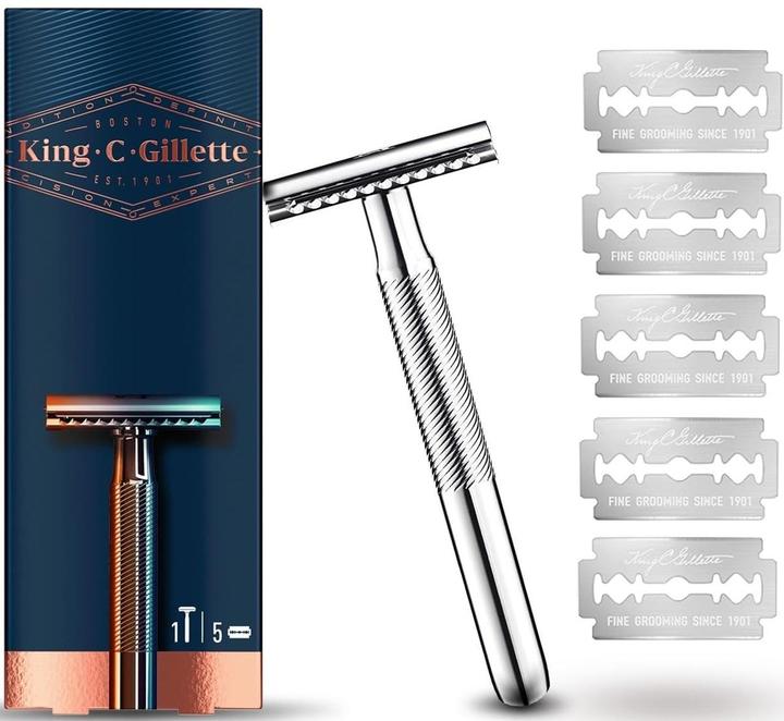 Actual product image King C. Gillette Double Edge Safety Rasor