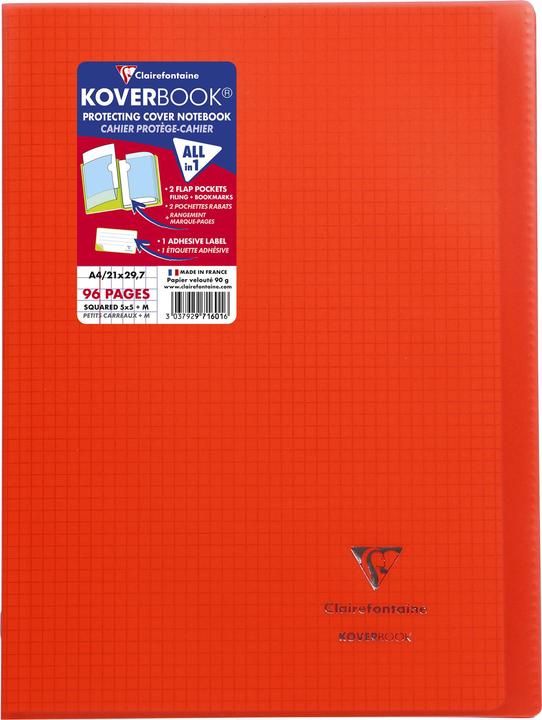 Produktbild Clairefontaine KOVERBOOK - Heft (A4, Kariert)