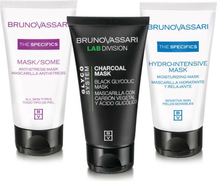 Immagine prodotto Bruno Vassari Set Multimasking - Include Maschera in Crema Idratante 50 Ml, Vitamina A Anti-Stress Giorno e (50 ml)