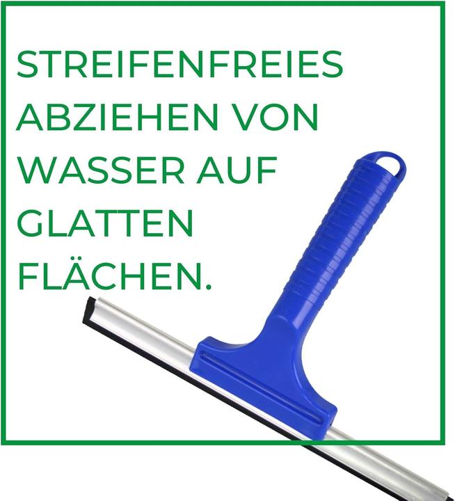 Image du produit Novaliv Sparset Fensterabzieher 23 cm + 35 cm Aluleiste mit Gummilippe für streifenfreies Abziehen B (2 pcs)