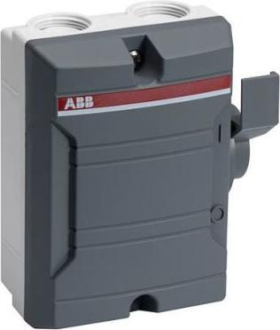 Actual product image ABB 2P Pole Isolator Switch - 25A Maximum Current