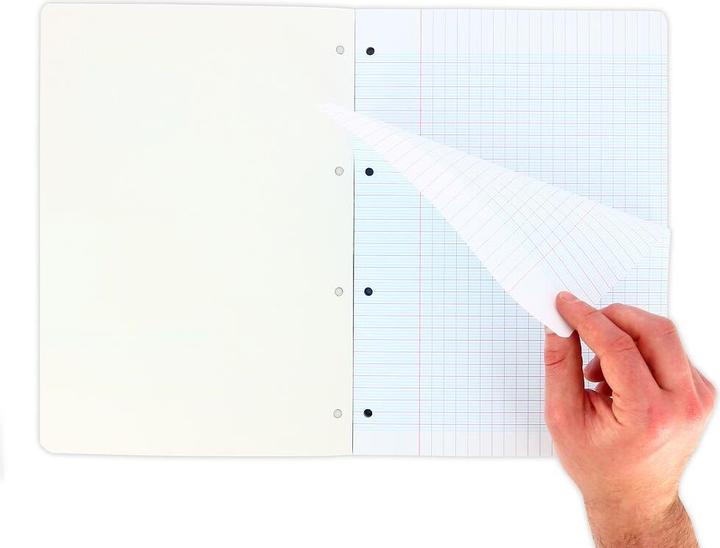 Image du produit Oxford Bloc de feuilles simples perfor'es, A4, seyŠs (210 x 297 mm, Quadrillé)