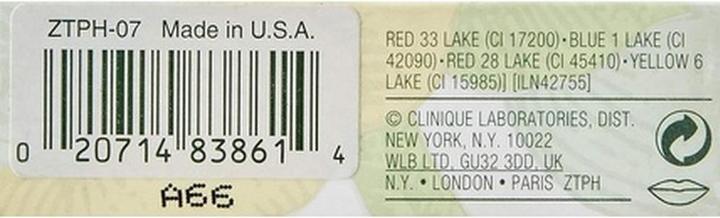 Actual product image Clinique Pop Matte (07)