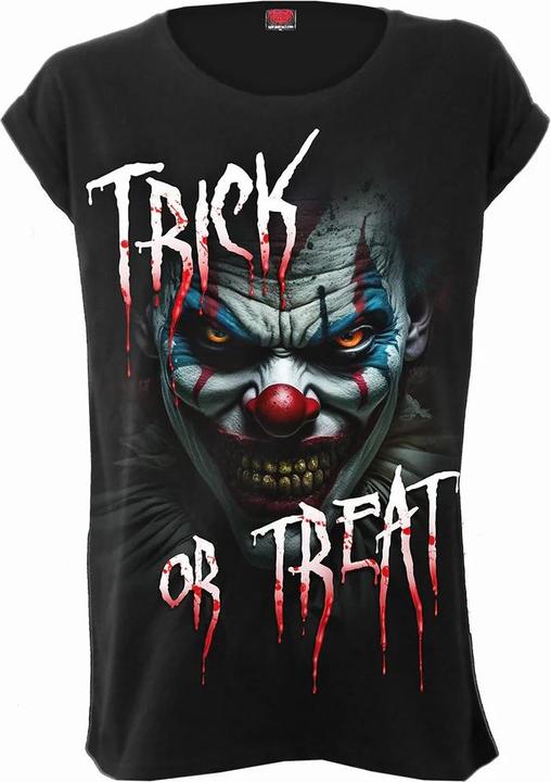 Immagine prodotto Spiral Trick Or Treat Maglietta Vestibilita' Ampia Risvolto Donna (XXL)