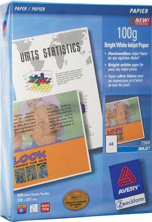 Produktbild Avery Inkjet-Papier (100 g/m², 500 x, A4)