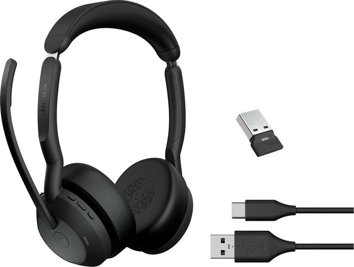 Produktbild Jabra Evolve2 55 MS Stereo (Kabellos, USB-A)