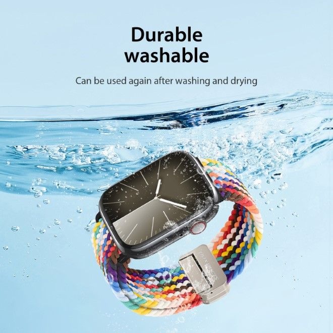 Image du produit Dux Ducis Mixture Pro Bracelet Apple Watch 38mm/40mm/41mm - Arc-en-ciel (38 mm, 40 mm, 41 mm, Nylon, Apple Watch Series 2, Apple Watch Series 1, Apple Watch Series 3, Apple Watch Series 4, Apple Watch Series 5, Apple Watch Series 6, Apple Watch Series 7, Apple Watch Series 8, Apple Watch Series 9, Apple Watch SE)