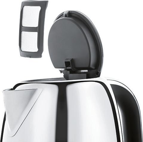 Produktbild WMF Wasserkocher Edelstahl 1,6l Kalkfilter 360° Gerätesockel Skyline 3000W poliert (1.60 l)