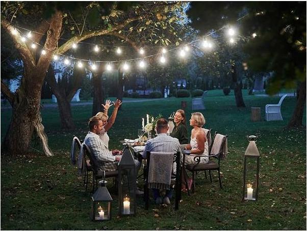 Image du produit X-mas & Gadget light - ropelight GUIRLANDE DE FÊTE À LED - 20 x DOUILLE E27 - SANS AMPOULES - 10 m (10 m)