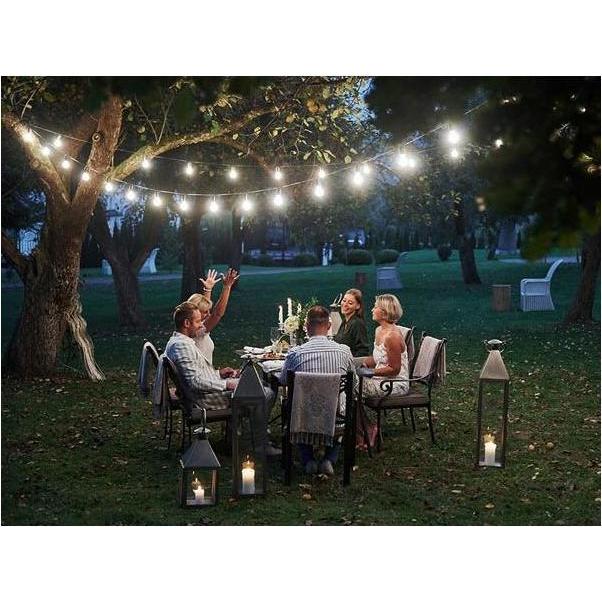 Thumbnail - X-mas & Gadget light - ropelight, Lichterkette, LED PARTY-LICHTERKETTE - 20 x E27-FASSUNG - OHNE LEUCHTMITTEL - 10 m (10...