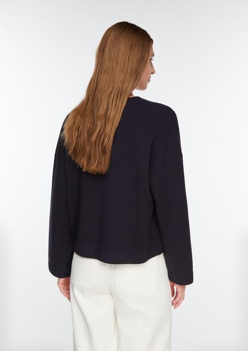 Produktbild Comma Moderner Half-Milano V-Neck Cardigan mit Signature-Knöpfen (32)