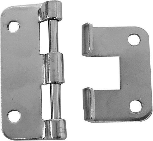 Produktbild Velleman SCHARNIER - WEIssES METALL - 58 x 46 mm - 10 St. pro Verpackung