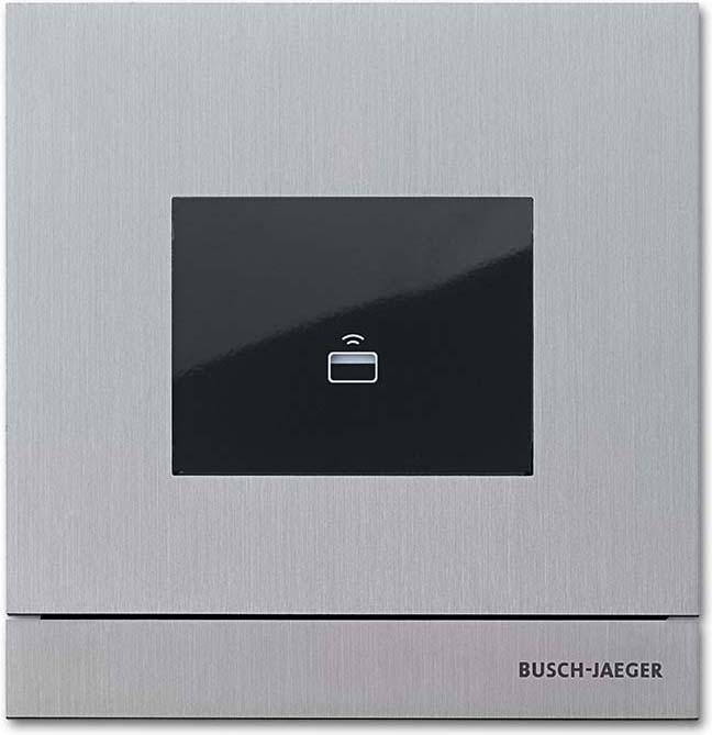 Busch-Jaeger BJ 83100/72-660 Contrôle d'accès Welcome avec transpondeur en acier inoxydable (Carte clé)