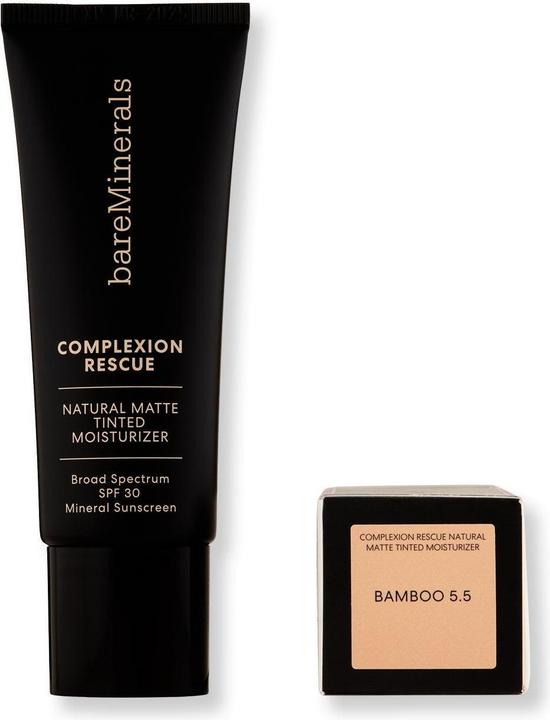 Bare Minerals Complexion Rescue Natural Matte Getönter Feuchtigkeitscreme Mineral SPF 30 (48 ml, Getönte Tagescreme, SPF 30)