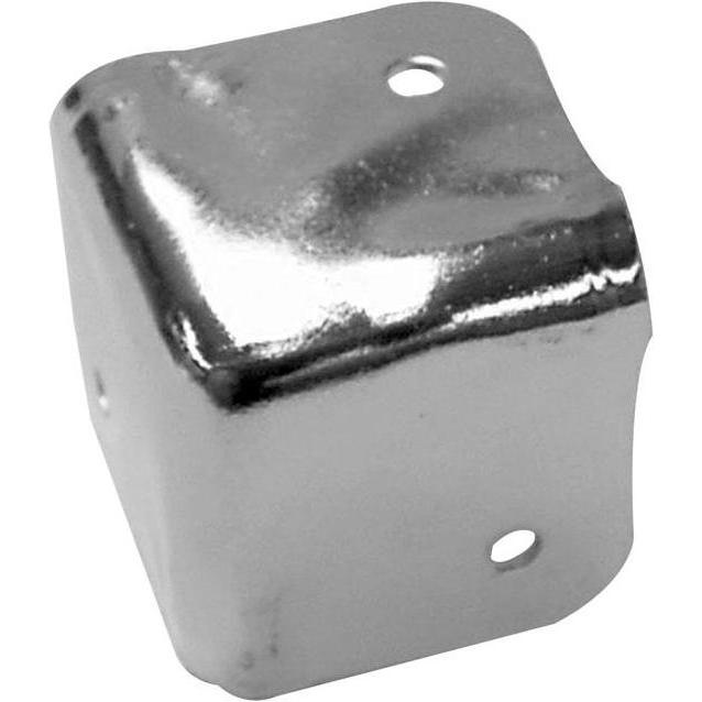 Velleman LAUTSPRECHERSCHUTZECKE, WEIssES METALL, 38 x 38mm x 90°, Lautsprecher Bauteile, Weiss