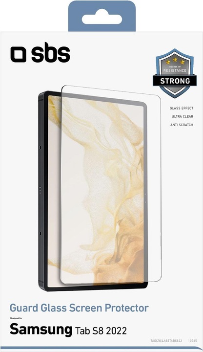 Produktbild SBS Displayschutz für Samsung Tab A8 2022 (1 Stück, Galaxy Tab S8)