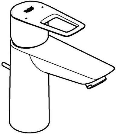 Produktbild Grohe Einhand-Waschtischbatterie BAULOOP 1/2Zoll, M-Size chrom