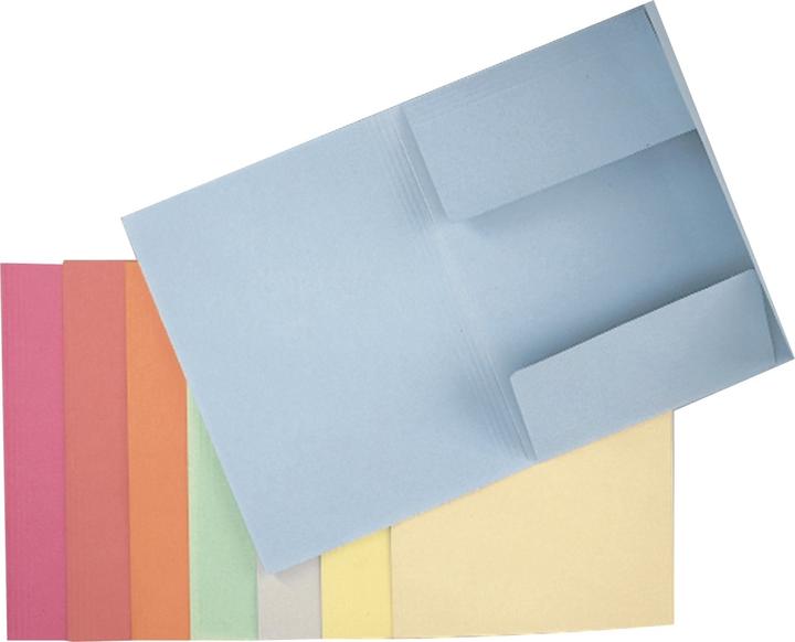 Produktbild Esselte Dreiflügelmappe Jurismappe Folio Karton 240 mm x 318 mm Blau (A4, 50 x)