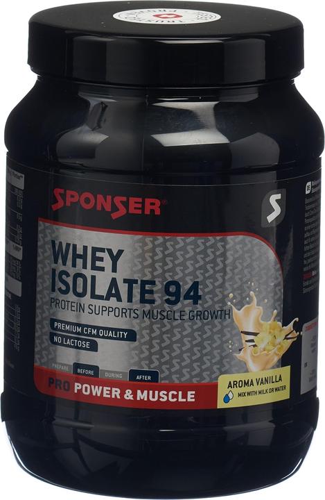 Actual product image Sponser Whey Isolate 94 (Vanilla, 1 pcs., 425 g)