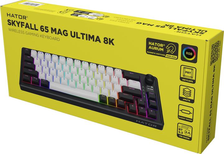 Image du produit Hator Skyfall 65 MAG ULTIMA 8K (US, Filaire, Sans fil)