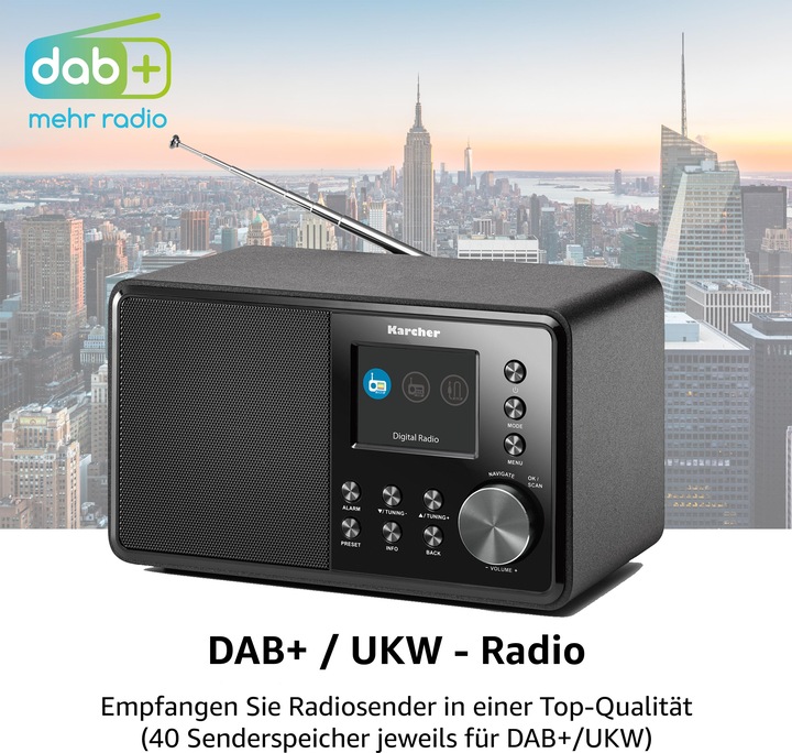 Actual product image Karcher DAB 3000 (DAB+, FM)