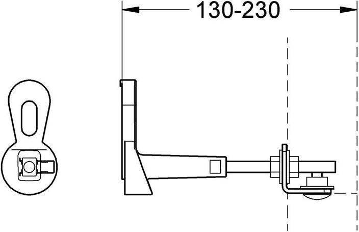 Actual product image Grohe Mounting bracket RAPID SL flexible placeable, 2 pieces
