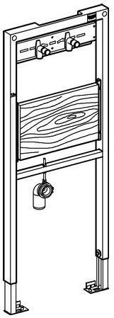 Produktbild Grohe Ausguss-Element RAPID SL für Wandbatterie, Schallschutz
