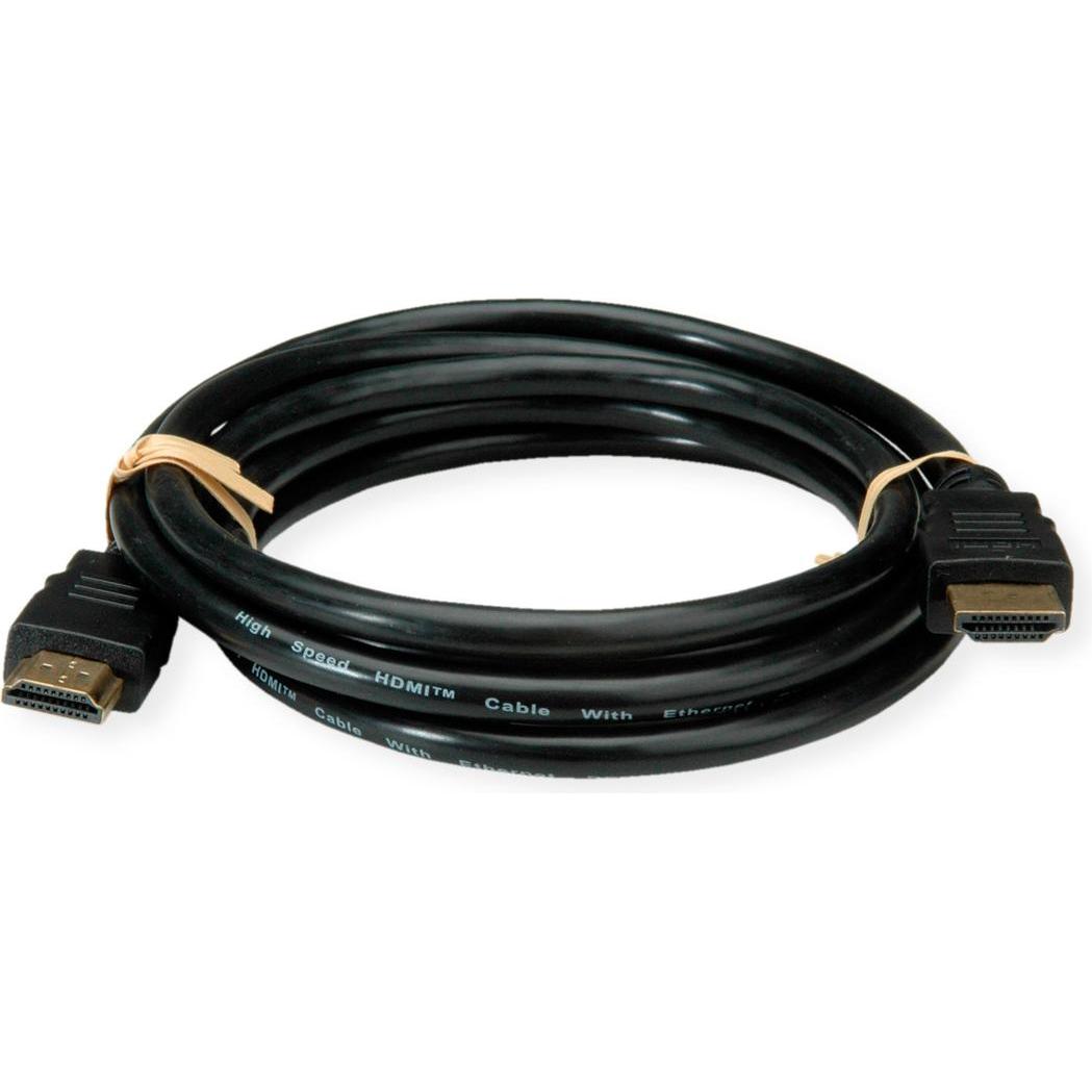 Thumbnail - Roline HDMI Ultra HD mit Ethernet Kabel (3 m, HDMI), Video Kabel